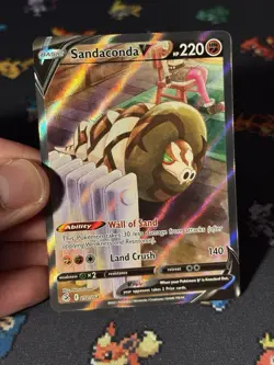 Pokemon Cards Sandaconda V 252/264 Alternative Art Fusion Strike - (NM) - Image 2