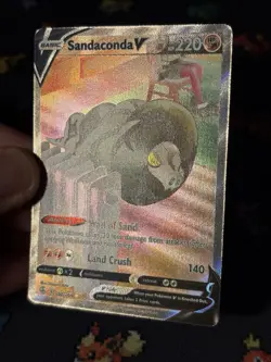 Pokemon Cards Sandaconda V 252/264 Alternative Art Fusion Strike - (NM) - Image 3