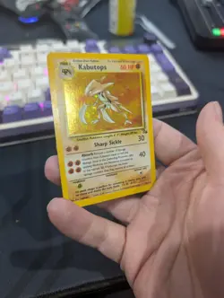 Kabutops #9/62 Holo Rare - Fossil WOTC Pokemon TCG - Condition Shown - Image 2