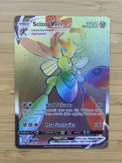 Scizor VMAX 193/189 Darkness Ablaze Full Art Pokemon Card Near Mint Condition - Image 1