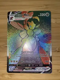 Scizor VMAX 193/189 Darkness Ablaze Full Art Pokemon Card Near Mint Condition - Image 2