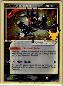 Greninja Star SWSH144 SWSH: Sword & Shield Promo Cards - Pokemon Card - NM - Image 1