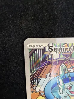 Pokemon TCG Stellar Crown Squirtle Holo Card 148/142 - Image 4