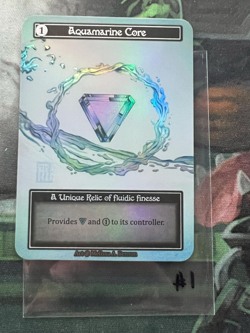 Aquamarine Core (FOIL) #1 Unique Beta Sorcery - Image 1