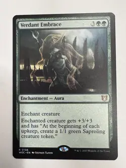 MTG | Verdant Embrace | 0136 | (NM) | Commander: Wilds of Eldraine - Image 1