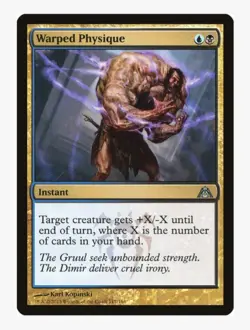 Warped Physique | MTG DGM | Dimir Instant Removal Pump Spell EDH | LP - Image 1