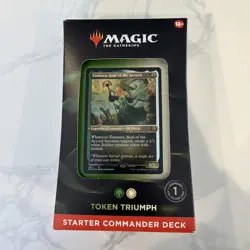 Magic the Gathering MTG Starter Commander Deck: Token Triumph New - Image 1