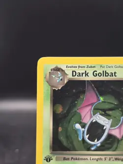 Pokemon TCG Dark Golbat 7/82 Team Rocket 1st Edition Holo Rare NM - Image 2