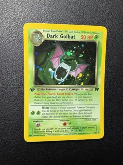 Dark Golbat 7/82 1st Edition Holo 1999-2000 Team Rocket Pokemon Card NM - Image 1