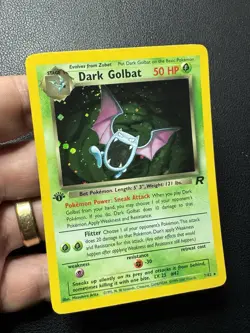 Dark Golbat 7/82 1st Edition Holo 1999-2000 Team Rocket Pokemon Card NM - Image 2