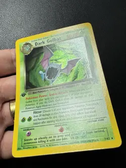 Dark Golbat 7/82 1st Edition Holo 1999-2000 Team Rocket Pokemon Card NM - Image 4