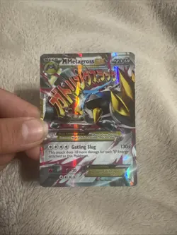 Pokemon TCG M Mega Metagross EX XY35 Black Star Promo Card English Edition - Image 1
