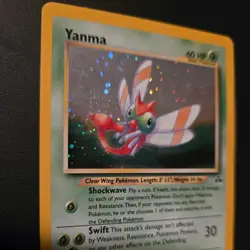 Pokemon Vintage Holo Rare Yanma 17/75 Neo Discovery WotC - Image 3
