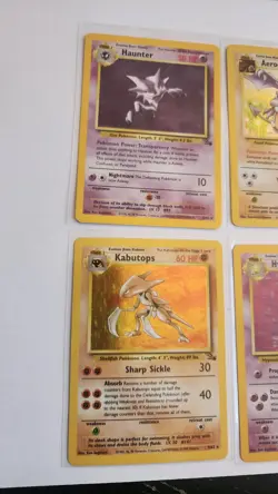 Pokemon Card Lot Of 6 Fossil Unlimited - Holos NM - Image 4