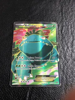 B6 Pokemon TCG English Card XY Base Set Venusaur EX 141/146 Full Art HP - Image 1