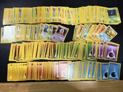 1999 WOTC Bundle Base & Jungle etc 833 Vintage Pokemon Cards - Image 1