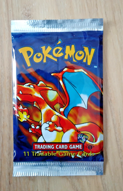 Pokemon Base Set Booster Pack Sealed 1st Edition Glurak Charizard Englisch - Image 1