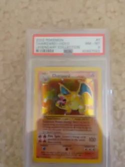 Pokemon CHARIZARD Holo 3/110 - Legendary Collection - PSA 8 NM-Mint WOTC - Image 1