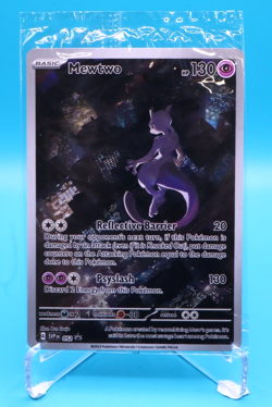 Mewtwo SVP 052 Pokemon Promo 151 Full Art Holo Ultra Premium Card - Sealed - Image 1