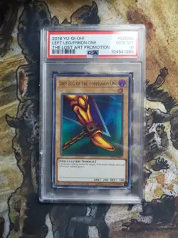 Left Leg of the Forbidden One LART-EN003 Ultra Rare Limited PSA 10 Yugioh Card - Image 1