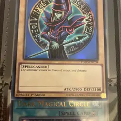 Dark Magician - YGLD-ENC09 - 1st Edition - Ultra Rare - Yugioh - NM y15 - Image 2