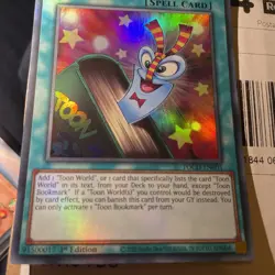 Yugioh Toon Bookmark TOCH-EN003 1st edition Ultra Rare - Image 3