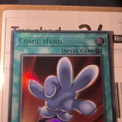 Yu-Gi-Oh TCG Comic Hand Green Ultra Rare Card DLCS-EN077 1st Edition - Image 2