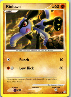 Riolu Common Legends Awakened 117/146 LP - Image 1