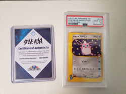 2001 Pokemon P.M. Japanese VS Whitney's Wigglytuff 1st Edition PSA 10 Steve Aoki - Image 1