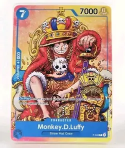 Monkey.D.Luffy (2nd Anniversary Stamped Promo) P-043 - One Piece TCG - English - Image 1