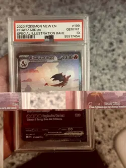 Pokemon TCG Charizard EX 199/165 Scarlet & Violet 151 PSA 10 - Image 4