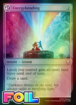 x1 Energybending FOIL TLA Avatar MTG 2 M/NM 1x - Image 1