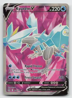 Kyurem V - 174/196 - Pokemon Lost Origins Sword Shield Full Art Ultra Rare NM - Image 1