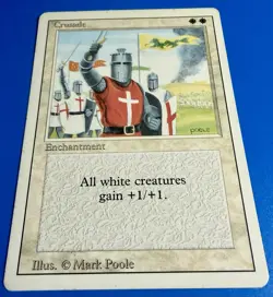 1 BANNED MTG Magic The Gathering Crusades | Revised Edition 3ED | 1994 | NM - Image 5