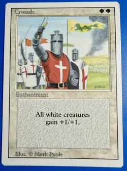 1 BANNED MTG Magic The Gathering Crusades | Revised Edition 3ED | 1994 | NM - Image 1