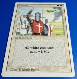 1 BANNED MTG Magic The Gathering Crusades | Revised Edition 3ED | 1994 | NM - Image 5