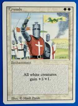 1 BANNED MTG Magic The Gathering Crusades | Revised Edition 3ED | 1994 | NM - Image 1