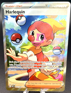 Harlequin Pokemon TCG 163/086 White Flare Holo Full Art Ultra Rare NM - Image 1