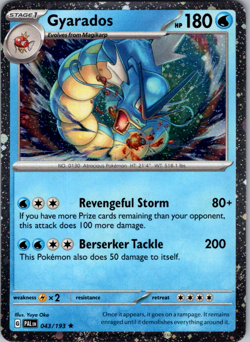 Gyarados - (Cosmo Holo) Promo Miscellaneous Cards & Products 043/193 NM - Image 1