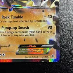 Terrakion EX 71/124 Pokemon Card - Dragons Exalted 2012 - Ultra Rare EX - Image 4
