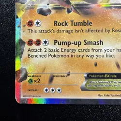 Terrakion EX 71/124 Pokemon Card - Dragons Exalted 2012 - Ultra Rare EX - Image 5