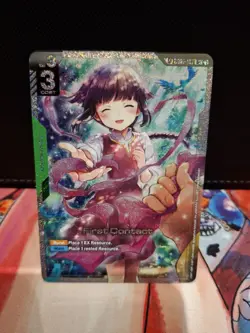 Gundam Card Game GD01-107 U+ (SP) FIRST CONTACT - SP U+ (STEEL REQUIEM GD03) - Image 1