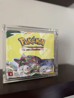 Pokemon TCG Sword & Shield Evolving Skies Booster Box SEALED With Acrylic Case - Image 1