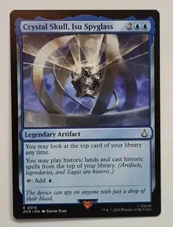 MTG ASSASSIN'S CREED CRYSTAL SKULL ISU SPYGLASS ACR 0015 RARE UNIVERSES BEYOND - Image 1