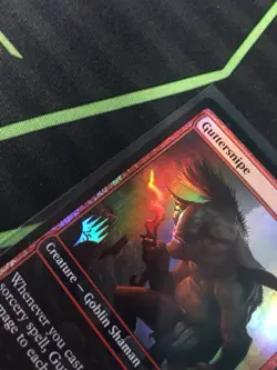 MTG Magic The Gathering Guttersnipe Foil Promo Red Goblin - Image 2