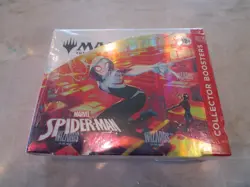 NEW Magic The Gathering Marvels Spider-Man Collector Booster Box 12 Packs Sealed - Image 1