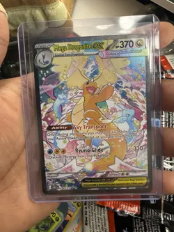 Pokemon Mega Dragonite EX Full Art Holo Card 290/217 HP 370 - Pokemon TCG - Image 1