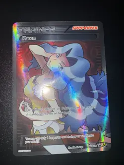 Pokemon Card Karen XY177a XY Alternate Art Promo 2017 - Image 1