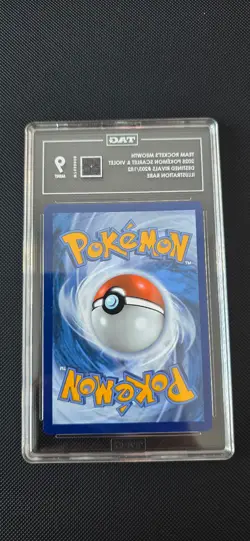 Team Rocket's Meowth 203/182 Destined Rivals IR TAG Graded 9 Mint Pokemon Card - Image 2
