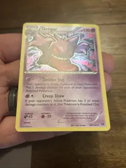 Pokemon TCG Gengar BREAKthrough 60/162 Holo Rare 130 HP 2015 Gas Banger Card - Image 4